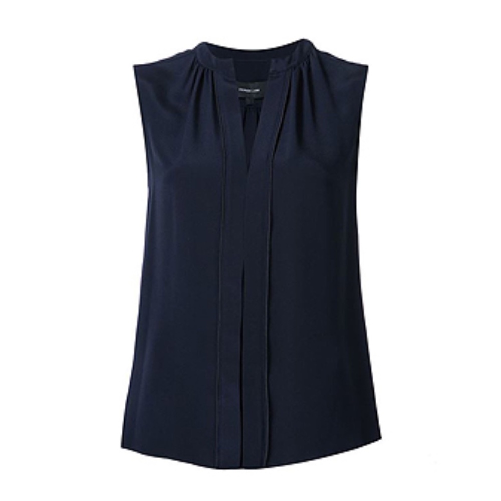 Derek Lam Kara Silk Sleeveless Blouse - Picture 6 of 6